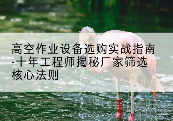 八公山剪叉式升降机厂家-高空作业设备选购实战指南-十年工程师揭秘厂家筛选核心法则